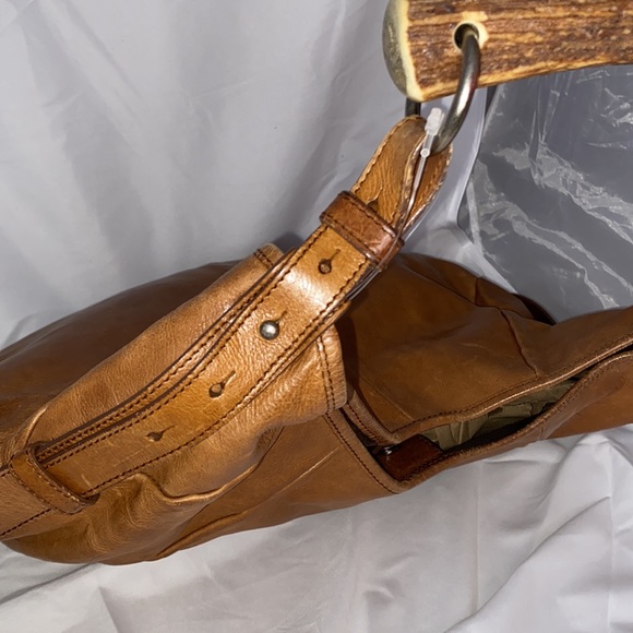 YSL Yves Saint Laurent mombasa brown tusk handle hobo bag - Picture 6 of 16